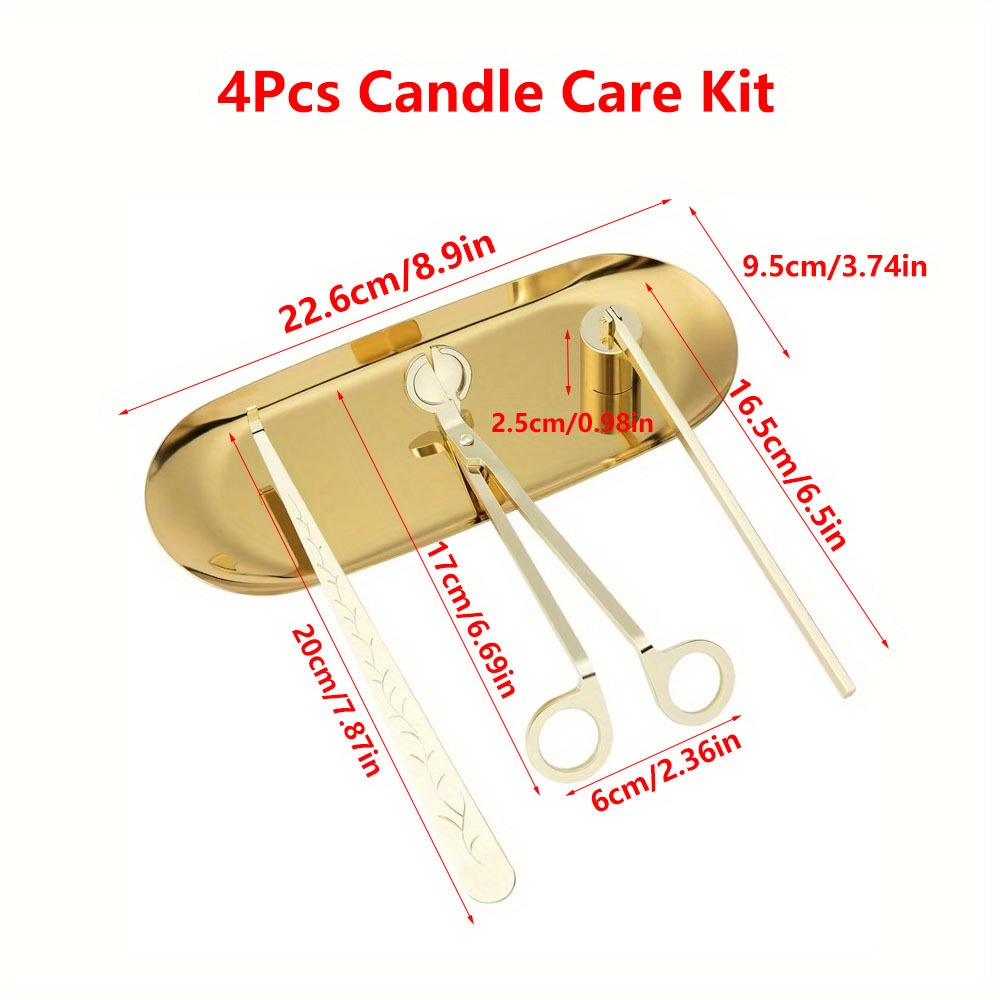 4pcs/set Luxury Candle Care Ki - Luxury Lifestyle Items recension och pris