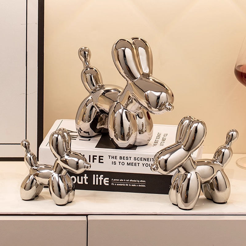 Ceramic Sculptures Silver Ball - Luxury Lifestyle Items recension och pris