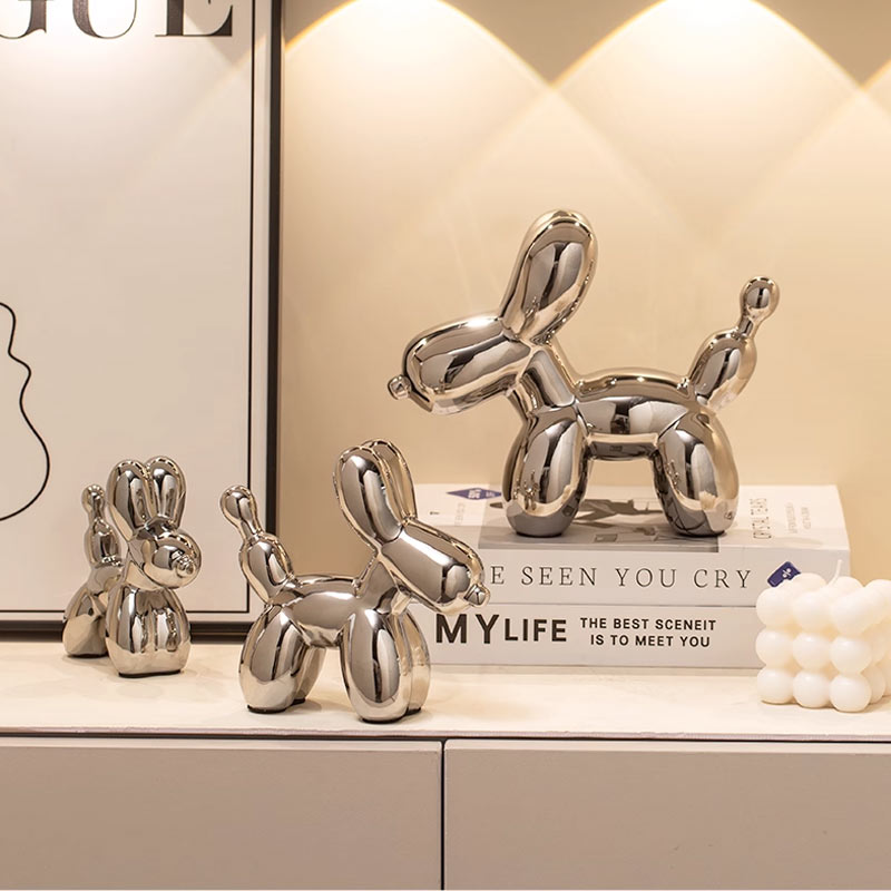 Ceramic Sculptures Silver Ball - Luxury Lifestyle Items recension och pris