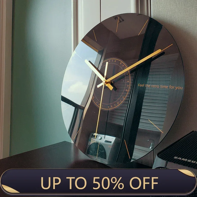 Luxury Silent Wall Clock Livin - Luxury Lifestyle Gifts recension och pris