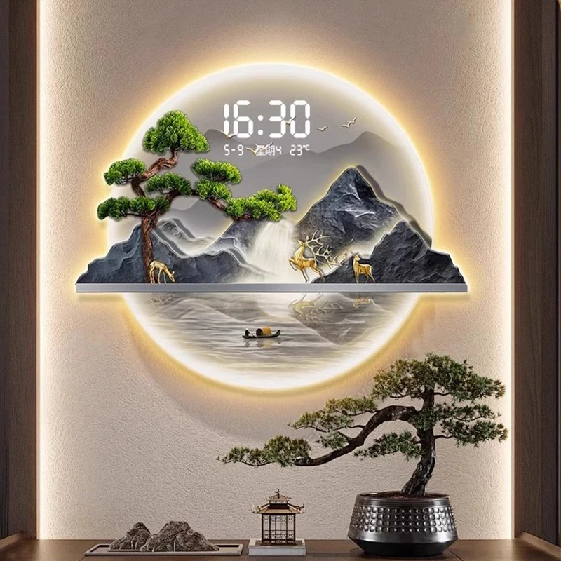 Chinese Style Design Wall Cloc - Luxury Lifestyle Aesthetics recension och pris