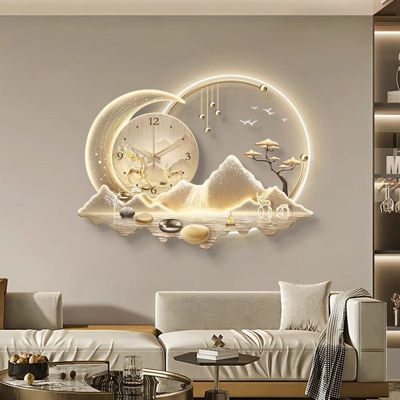 Art Mural Led Clock Wall Luxur - Luxury Lifestyle Aesthetics recension och pris