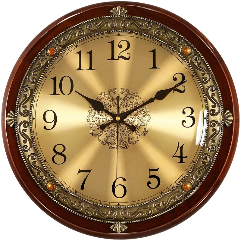 Luxury Wood Wall Clock Metal R - Luxury Lifestyle Gifts recension och pris