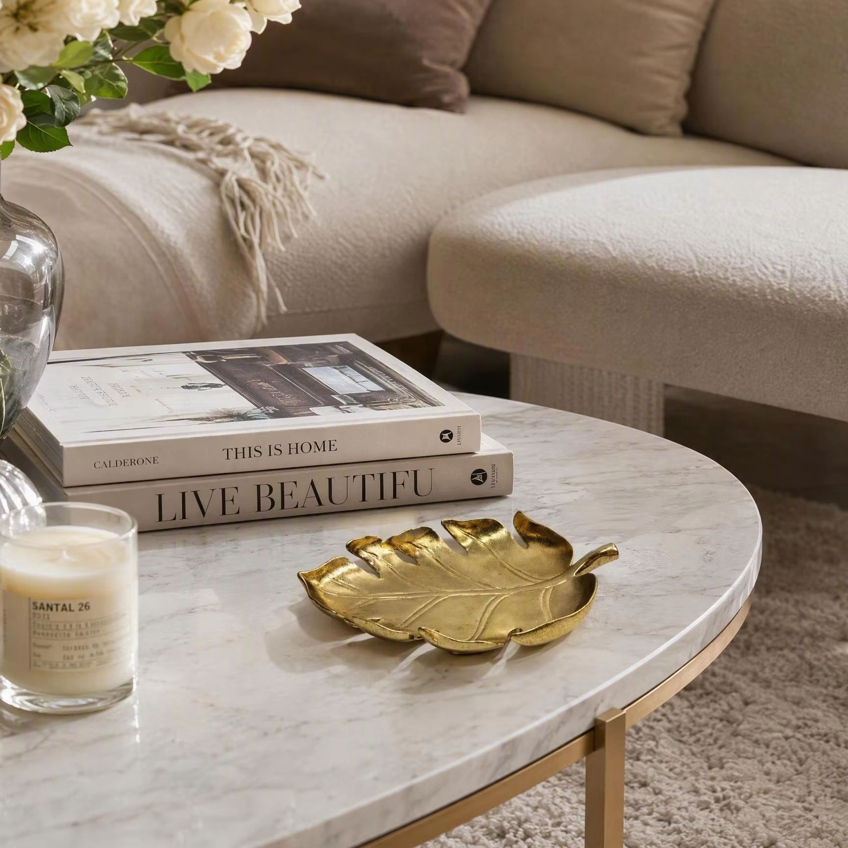 Light Luxury Golden Leaf Stora - Luxury Lifestyle Items recension och pris